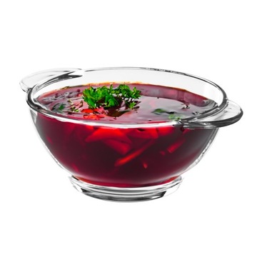 Bulionówka miska do zupy flaków barszczu szklana Altom Design 470 ml