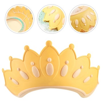 Шапочка для детского шампуня и корона для купания