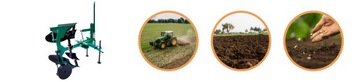 Легкий двухкорпусный оборотный плуг для небольших тракторов Geograss PO230.