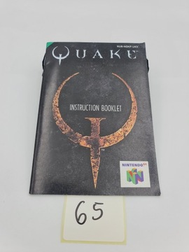 NINTENDO 64 QUAKE КАРТОННАЯ КОРОБКА PAL ВЕРСИЯ
