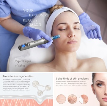 Dr Pen M8S беспроводной +2 картриджа DERMAPEN PRO