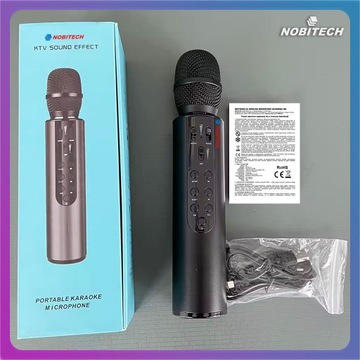 MIKROFON DLA DZIECI BEZPRZEWODOWY KARAOKE BLUETOOTH Z GŁOŚNIKIEM ECHO DUET