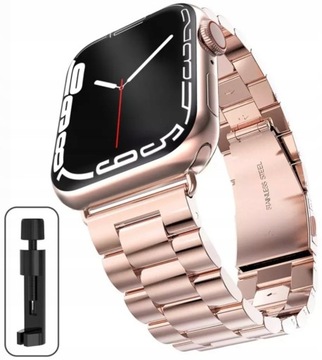 PASEK DO APPLE WATCH 1 2 3 4 5 6 7 8 9 SE ULTRA 2 42/44/45/49mm Stal KOLORY