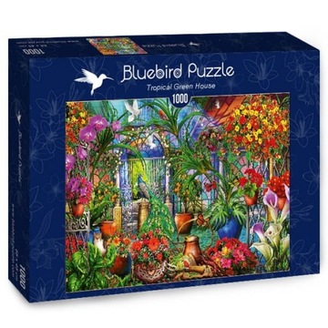 BlueBird Puzzle 1000 - Чиро Маркетти, Тропический зеленый дом