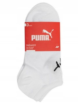 9 PAR PUMA SKARPETY STOPKI BIAŁE 35-38