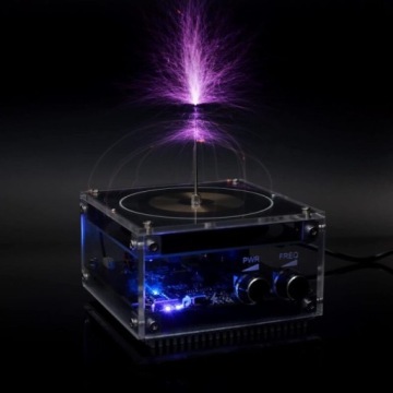 Bluetooth Tesla Coil Music Plazmový reproduktor Touchable Vědecké experimenty