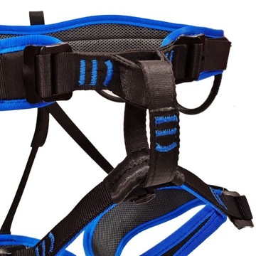 Шлейка Lhotse Buoux - черно-синяя M-L