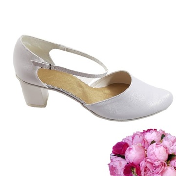 CASANI белые 42 свадебные туфли на высоком каблуке, удобные