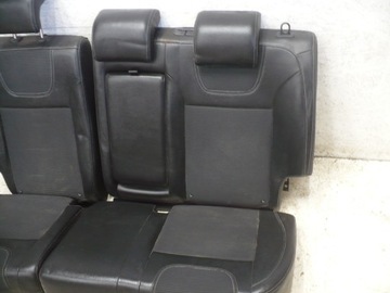 RENAULT KOLEOS I POHOVKA ZADNÍ POL KŮŽE KOŽENÁ ČERNÁ