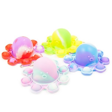 СЕНСОРНАЯ АНТИСТРЕССОВАЯ ИГРУШКА-БРЕЛОК Осьминог