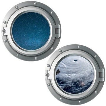 Naklejki ścienne astronauta statku kosmicznego wszechświat