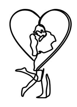 TOPPER NA BOK TORTU LINEARNY PARA MLODA SERCE