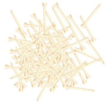 100 шт деревянные футболки для гольфа оптом для игроков на заднем дворе тренировочного поля для гольфа 70 мм