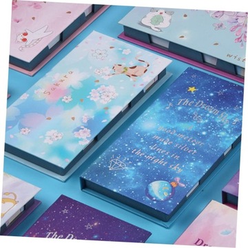 1 комплект мини-липких подушечек для записей Kawaii, съемные блокноты для заметок