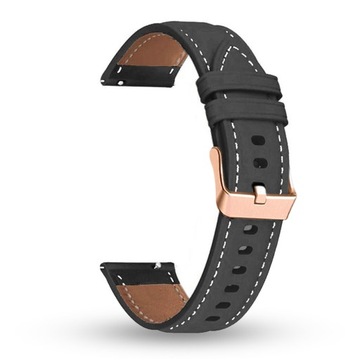 UNIWERSALNY PASEK SKÓRZANY DO ZEGARKA SMARTWATCH RÓŻNE KOLORY 20mm PREMIUM