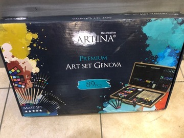 Artina 89-częściowy zestaw do malowania z walizką