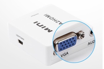 Конвертер VGA + аудио в HDMI SPVA-H01