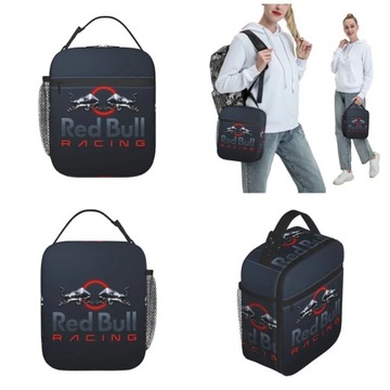 Крутая красная сумка Double-Bull для ланча Food Box Fashion RB Racing