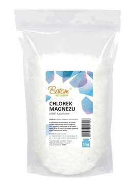 Chlorek Magnezu Płatki Kąpielowe Batom 1kg