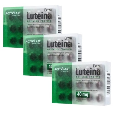 ACTIVLAB LUTEINA EXTRA WZROK 30 kaps x3