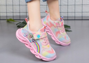 Elsa LED Детская спортивная обувь, 2-х слойная сетка