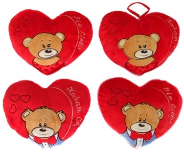 Poduszka Serce Miś / Pani Miś Love 25cm WALENTYNKI