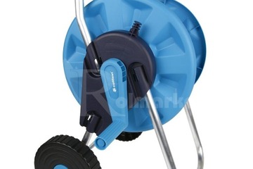 ПОДСТАВКА, НАМОТЧИК, ПЕРЕДНЯЯ ДЛЯ САДОВОГО ШЛАНГА, БАРАБАН, РЕЙЛАТОР НА КОЛЕСАХ, CELLFAST, 45 метров