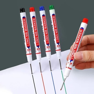 НАБОР МАРКЕРОВ СТРОИТЕЛЬНЫЙ МАРКЕР ДЛЯ ГЛУБОКИХ ОТВЕРСТИЙ, ВОДОНЕПРОНИЦАЕМЫЙ