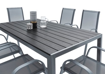 КОМПЛЕКТ САДОВОЙ МЕБЕЛИ 6+1 ДЛЯ ТЕРРАСЫ, БАЛКОНА