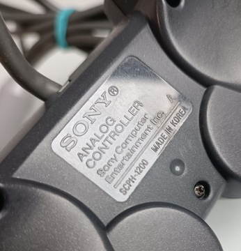 ОРИГИНАЛЬНЫЙ ЧЕРНЫЙ ПАД PS1 PSX PSone SCPH-1200 PLAYSTATION