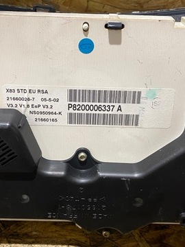 PŘÍSTROJOVÁ DESKA BUDÍKY RENAULT TRAFIC II P8200006337