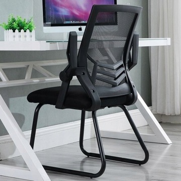 KRZESŁO BIUROWE ERGONOMICZNE KONFERENCYJNE WYGODNE ODDYCHAJĄCE Z SIATKĄ