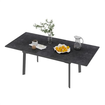 Duży fotel rozkładany Jadalni marmur 140-160cm