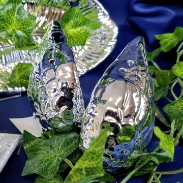 НАБОР СОЛЬ И ПЕРЦЕШКА, СЕРЕБРЯНЫЕ КРЫЛЬЯ