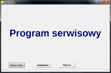 Moduł diagnostyczny Opel T2+ auta 1996-`04 Pełna diagnostyka, ABS, Poduszki