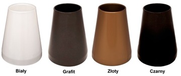 Wazon flakon Cmentarny 25cm - 3 kolory