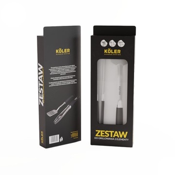 Zestaw 2 akcesoriów grillowych KOLER PREMIUM