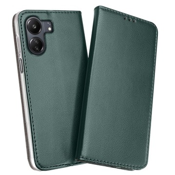 ETUI SKÓRZANE do XIAOMI REDMI 13C|POCO C65 MAGNETYCZNE CASE TOKRA SZKŁO 9H