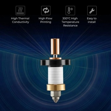 Набор керамических нагревательных блоков Hotend для 3D-принтера CREALITY K1 ZO