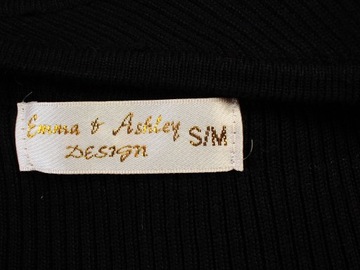 EMMA&ASHLEY Sweterek z wycięciem elastyczny r. S/M