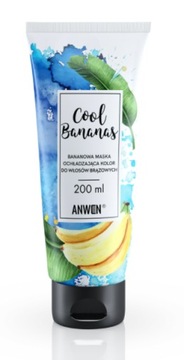 ANWEN MASKA COOL BANANAS DO WŁOSÓW BRĄZOWYCH 200ML