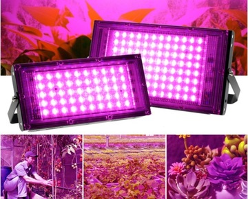 ЛАМПА ДЛЯ РОСТА ДЛЯ ВЫРАЩИВАНИЯ РАСТЕНИЙ СВЕТОДИОДНАЯ ПАНЕЛЬ 100ВТ