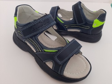 ЛЕГКИЕ КОЖАНЫЕ САНДАЛИИ ДЛЯ МАЛЬЧИКОВ CLIBEE, размер 35