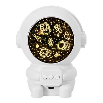 Lampka nocna projektora świetlnego astronauty w stylu A