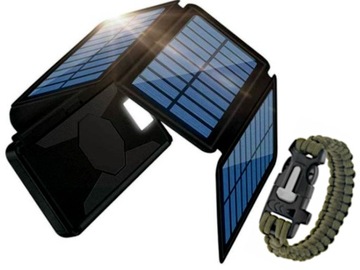 Powerbank Solarny Bateria Ładowarka Słoneczna