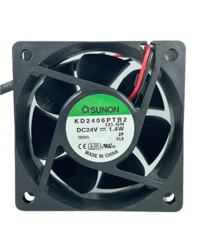 WENTYLATOR 24V KD2406PTB2 SUNON 60x60x25mm 1,4W 2p