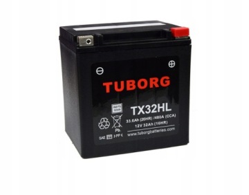 Akumulator AGM Tuborg TX32HL 33,6Ah 480A YIX30L