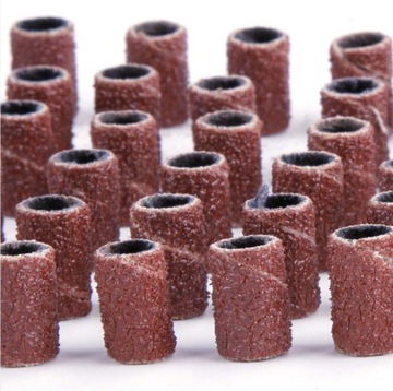 Абразивные колпачки для ролика фрезерного станка №80, 100 шт.