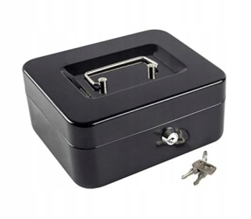 МЕТАЛЛИЧЕСКАЯ КАССЕТА ДЛЯ ДЕНЕГ, СЕЙФ, КЛЮЧЕЙ, ДОКУМЕНТОВ