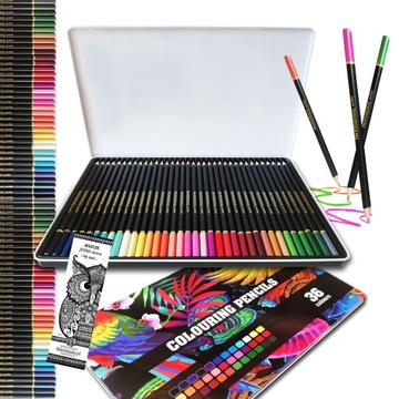 НАБОР КАРАНДАШНЫХ МЕЛКОВ ПРОФЕССИОНАЛЬНЫЕ МЕЛКИ В ПОДАРОК ​​36 шт.